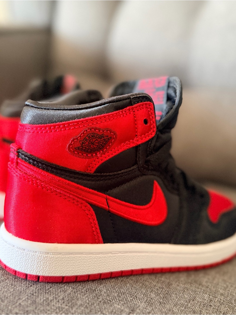 Kids Red and Black Nike Retro Air Jordan 1 NWT